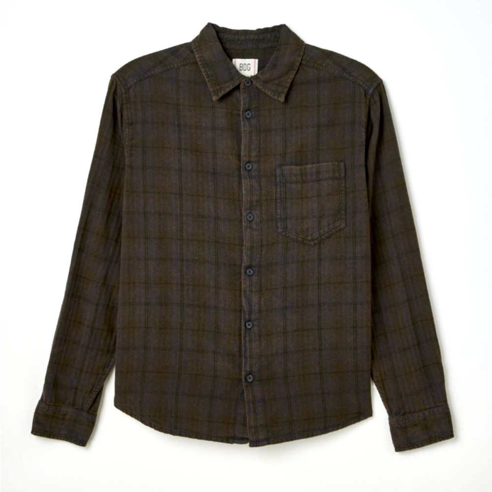 Urban Outfitters BDG Brown Vintage Flannel